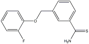 3-[(2-fluorophenoxy)methyl]benzenecarbothioamide|