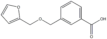 3-[(2-furylmethoxy)methyl]benzoic acid Structure