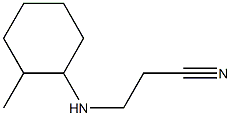 3-[(2-methylcyclohexyl)amino]propanenitrile