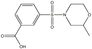 3-[(2-methylmorpholin-4-yl)sulfonyl]benzoic acid