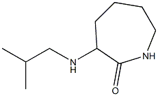 3-[(2-methylpropyl)amino]azepan-2-one,,结构式