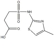 3-[(4-methyl-1,3-thiazol-2-yl)sulfamoyl]propanoic acid