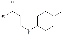 3-[(4-methylcyclohexyl)amino]propanoic acid Structure