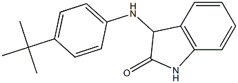 3-[(4-tert-butylphenyl)amino]-2,3-dihydro-1H-indol-2-one,,结构式