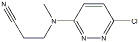 3-[(6-chloropyridazin-3-yl)(methyl)amino]propanenitrile