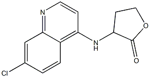 3-[(7-chloroquinolin-4-yl)amino]oxolan-2-one Structure