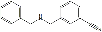 3-[(benzylamino)methyl]benzonitrile Struktur