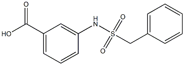 3-[(benzylsulfonyl)amino]benzoic acid