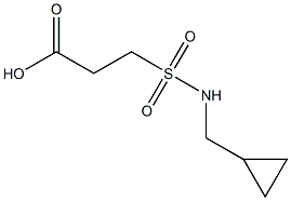  3-[(cyclopropylmethyl)sulfamoyl]propanoic acid