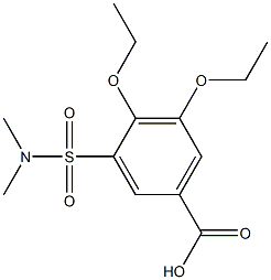 3-[(dimethylamino)sulfonyl]-4,5-diethoxybenzoic acid|