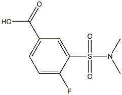 3-[(dimethylamino)sulfonyl]-4-fluorobenzoic acid