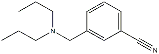 3-[(dipropylamino)methyl]benzonitrile Structure
