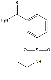 3-[(isopropylamino)sulfonyl]benzenecarbothioamide