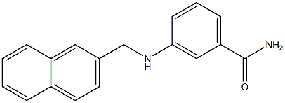 3-[(naphthalen-2-ylmethyl)amino]benzamide|