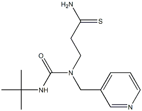 3-[(tert-butylcarbamoyl)(pyridin-3-ylmethyl)amino]propanethioamide