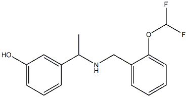 3-[1-({[2-(difluoromethoxy)phenyl]methyl}amino)ethyl]phenol