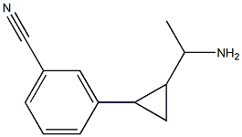 3-[2-(1-aminoethyl)cyclopropyl]benzonitrile|