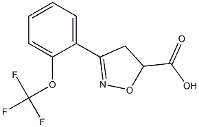  3-[2-(trifluoromethoxy)phenyl]-4,5-dihydro-1,2-oxazole-5-carboxylic acid