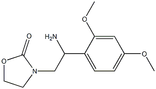3-[2-amino-2-(2,4-dimethoxyphenyl)ethyl]-1,3-oxazolidin-2-one