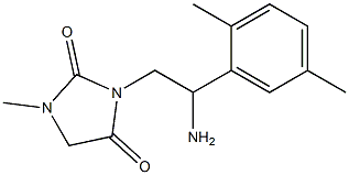 3-[2-amino-2-(2,5-dimethylphenyl)ethyl]-1-methylimidazolidine-2,4-dione