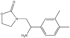 3-[2-amino-2-(3,4-dimethylphenyl)ethyl]-1,3-oxazolidin-2-one