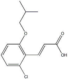 3-[2-chloro-6-(2-methylpropoxy)phenyl]prop-2-enoic acid