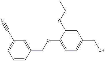 3-[2-ethoxy-4-(hydroxymethyl)phenoxymethyl]benzonitrile