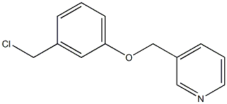 3-[3-(chloromethyl)phenoxymethyl]pyridine 结构式