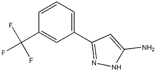 3-[3-(trifluoromethyl)phenyl]-1H-pyrazol-5-amine Structure