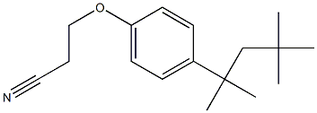 3-[4-(2,4,4-trimethylpentan-2-yl)phenoxy]propanenitrile