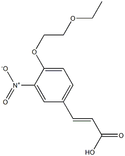 3-[4-(2-ethoxyethoxy)-3-nitrophenyl]prop-2-enoic acid