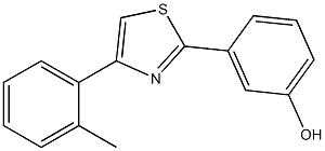 3-[4-(2-methylphenyl)-1,3-thiazol-2-yl]phenol