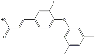 3-[4-(3,5-dimethylphenoxy)-3-fluorophenyl]prop-2-enoic acid