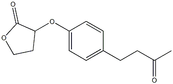  3-[4-(3-oxobutyl)phenoxy]oxolan-2-one