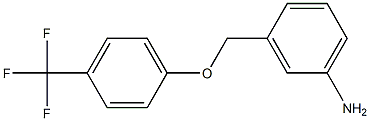 3-[4-(trifluoromethyl)phenoxymethyl]aniline Structure