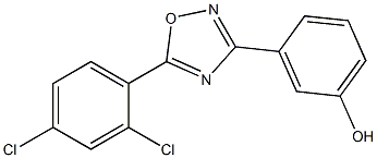 3-[5-(2,4-dichlorophenyl)-1,2,4-oxadiazol-3-yl]phenol|