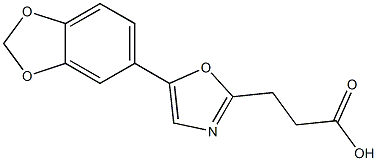  3-[5-(2H-1,3-benzodioxol-5-yl)-1,3-oxazol-2-yl]propanoic acid