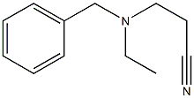 3-[benzyl(ethyl)amino]propanenitrile Struktur