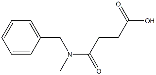 3-[benzyl(methyl)carbamoyl]propanoic acid,,结构式