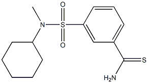 3-[cyclohexyl(methyl)sulfamoyl]benzene-1-carbothioamide