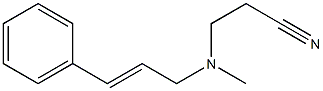 3-[methyl(3-phenylprop-2-en-1-yl)amino]propanenitrile|