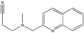 3-[methyl(quinolin-2-ylmethyl)amino]propanenitrile