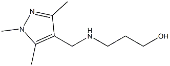 3-{[(1,3,5-trimethyl-1H-pyrazol-4-yl)methyl]amino}propan-1-ol