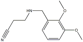3-{[(2,3-dimethoxyphenyl)methyl]amino}propanenitrile