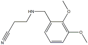 3-{[(2,3-dimethoxyphenyl)methyl]amino}propanenitrile|