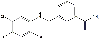 3-{[(2,4,5-trichlorophenyl)amino]methyl}benzamide