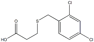 3-{[(2,4-dichlorophenyl)methyl]sulfanyl}propanoic acid Structure