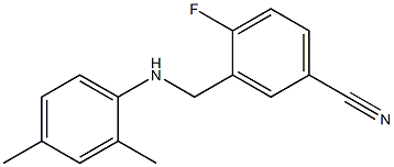 3-{[(2,4-dimethylphenyl)amino]methyl}-4-fluorobenzonitrile