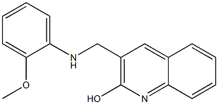 3-{[(2-methoxyphenyl)amino]methyl}quinolin-2-ol Structure