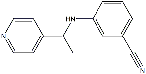 3-{[1-(pyridin-4-yl)ethyl]amino}benzonitrile